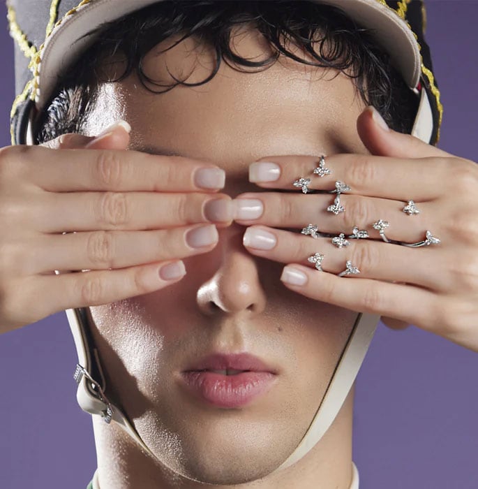 Image of 'The Snowflake' stackable ring by Yeprem