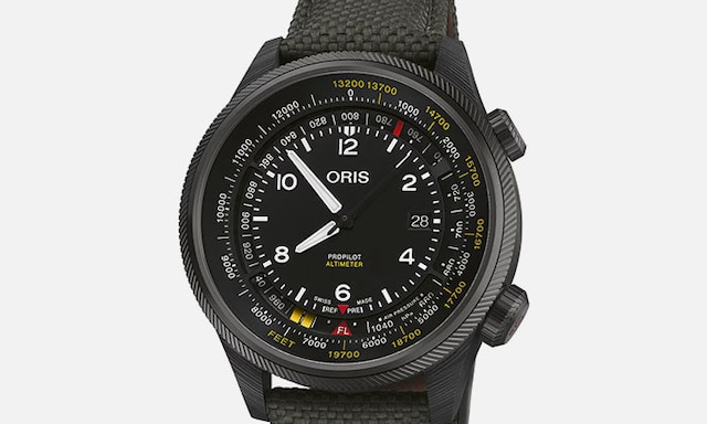 Aviation Collection - Pro Pilot Altimeter 47mm Mens Watch - Altitude in Feet Watch Image