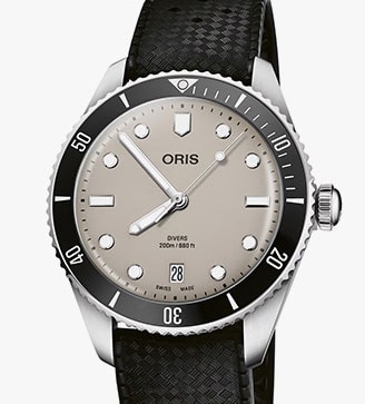 Oris - Divers Date 39mm Mens Watch Beige Interchangeable Strap