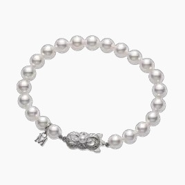 Mikimoto pearl bracelets. Tap to shop.